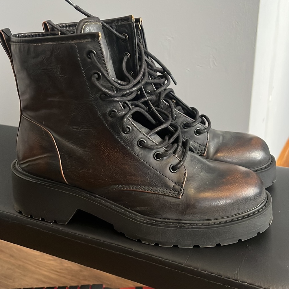 Madden Girl Distressed Moto Boots